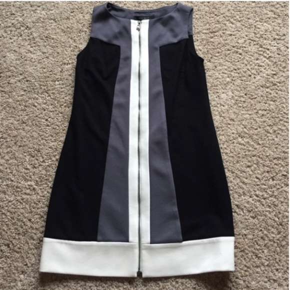 Nine West Dresses & Skirts - Nine West mod shift dress 10 Retro Fabulous zip front